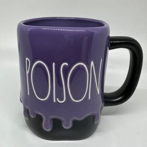 NEW Rae Dunn Dripping Purple Poison Halloween Mug